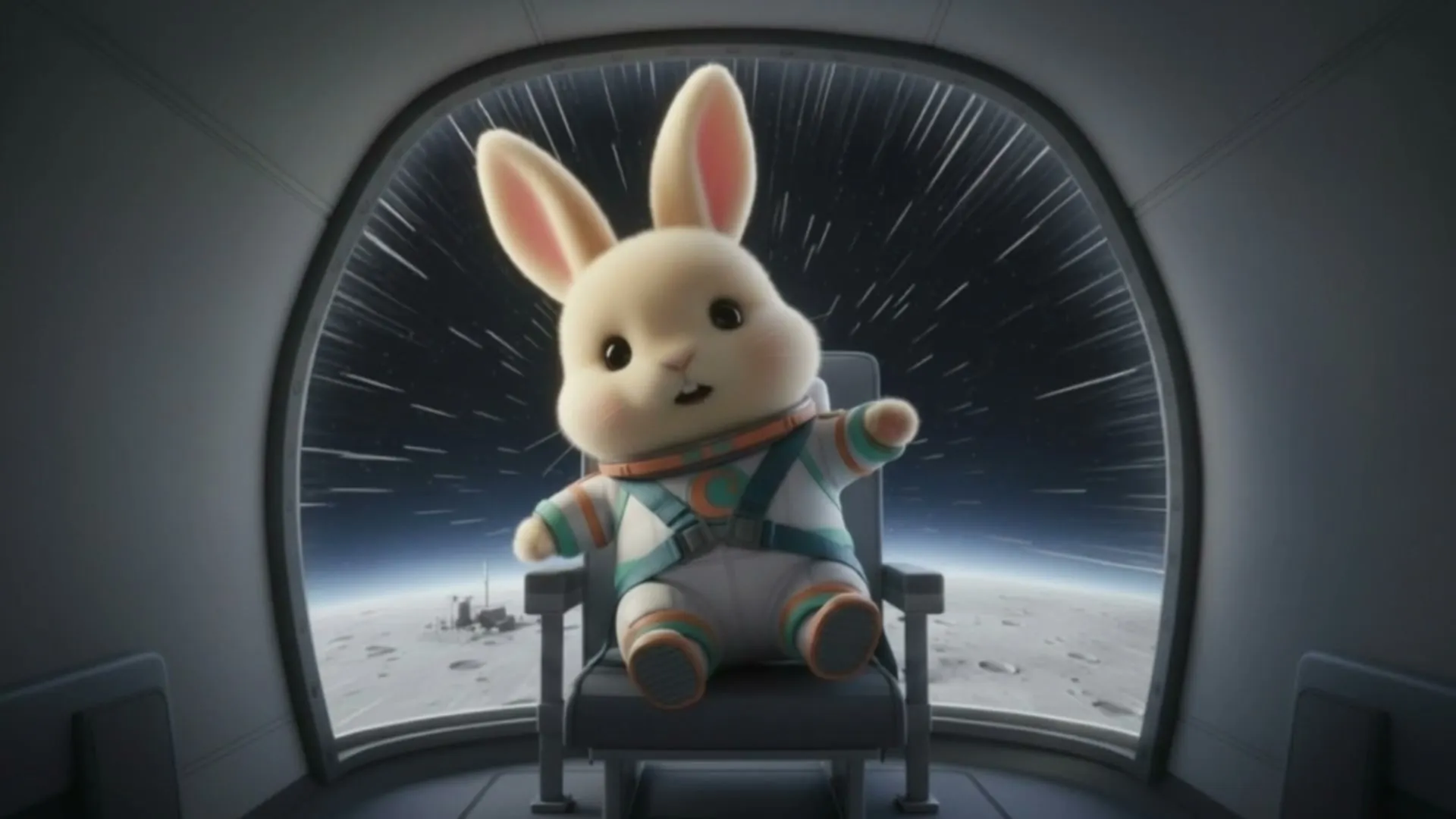 Cute pink pig plushie character in a cartoon style, perfect for cartoon shorts