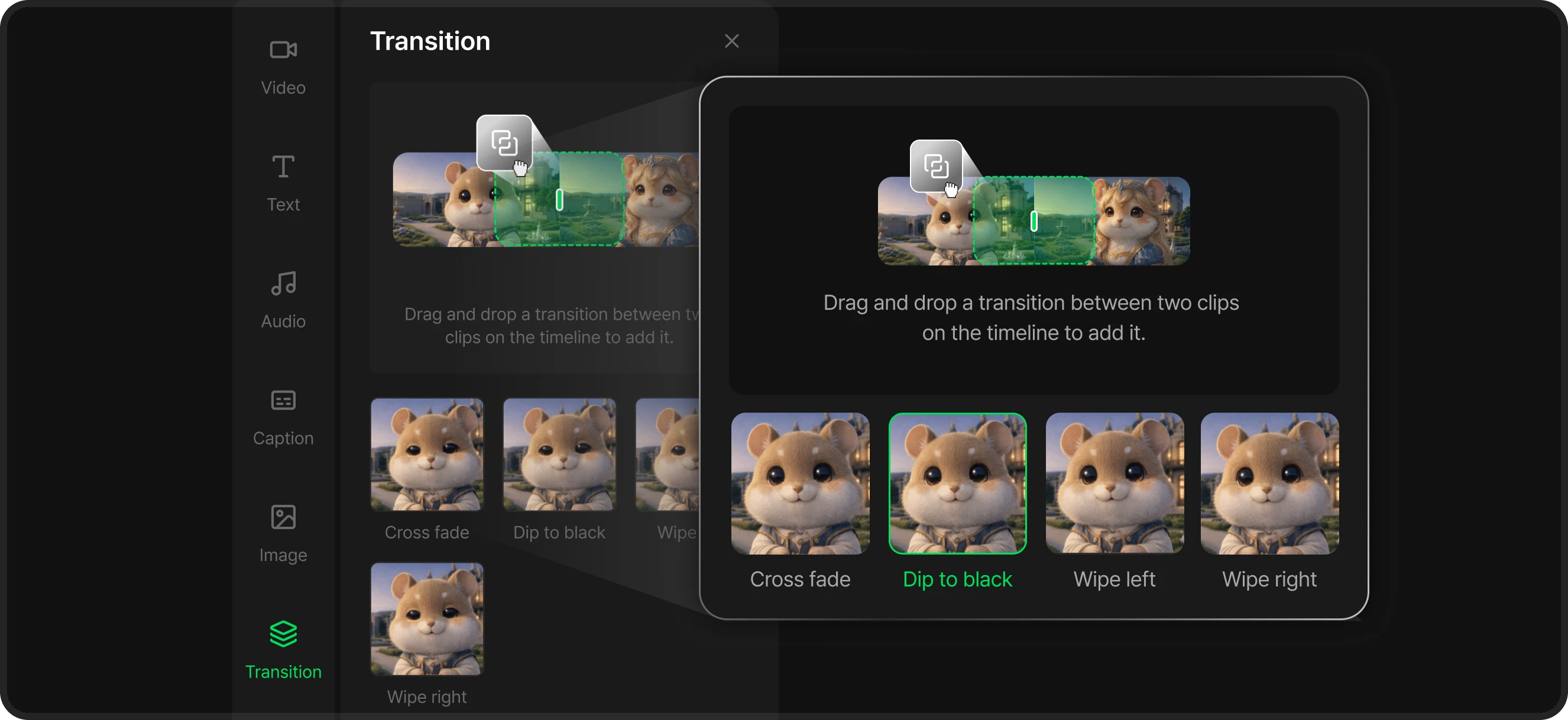 Add transitions