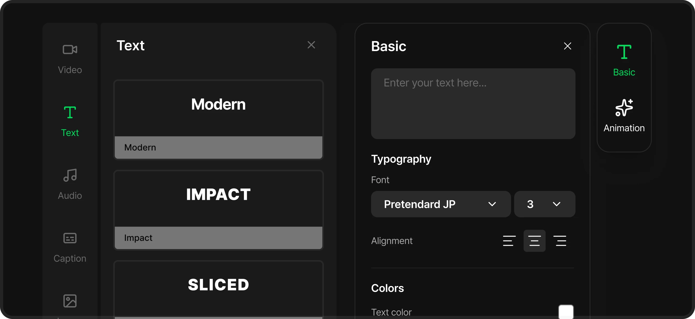 Add text