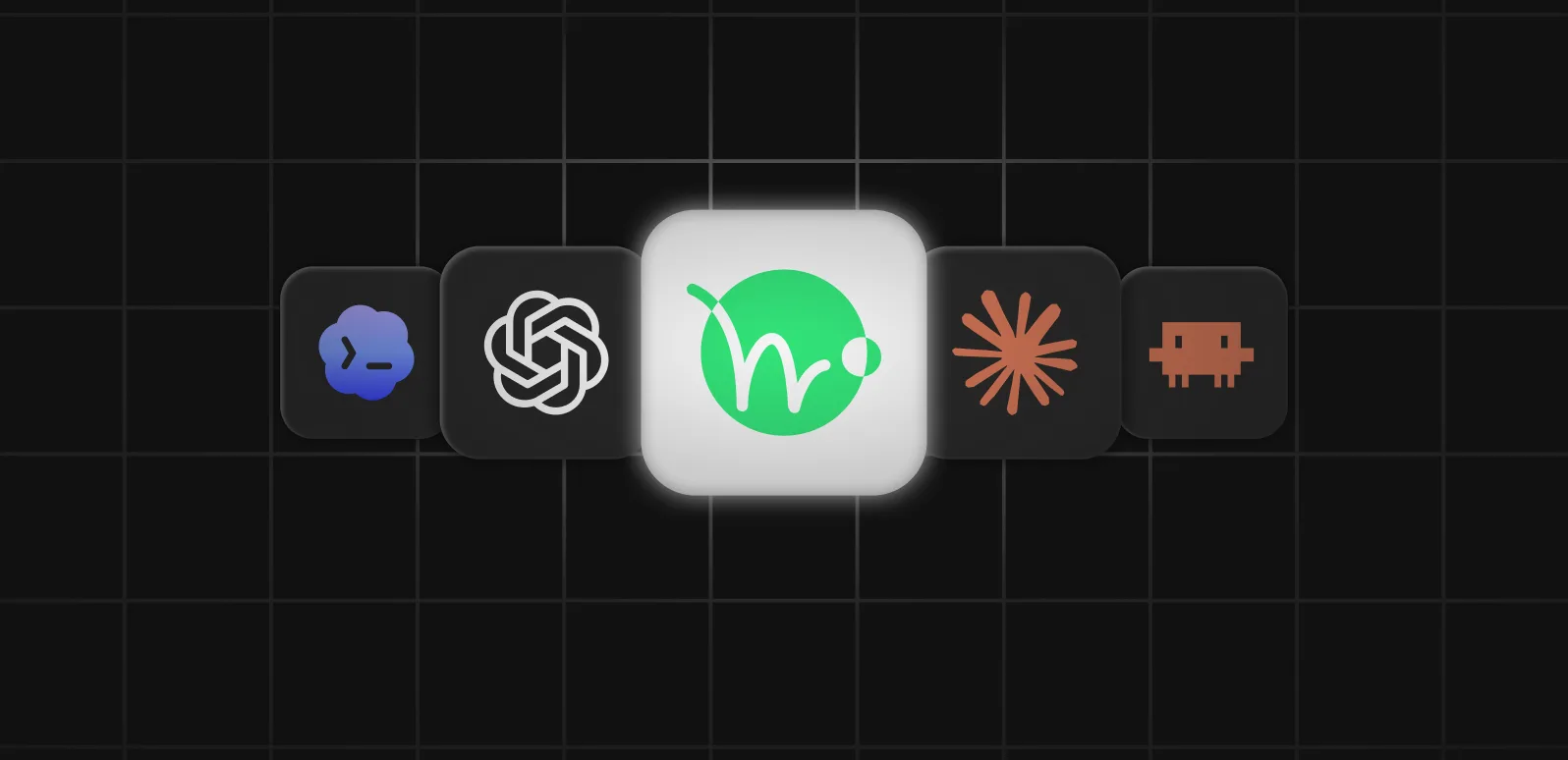 ChatGPT, Toonkit, Claude, and Codex integration logos