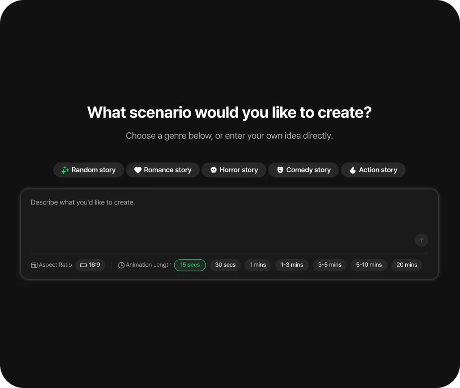 Enter Your Script or Idea