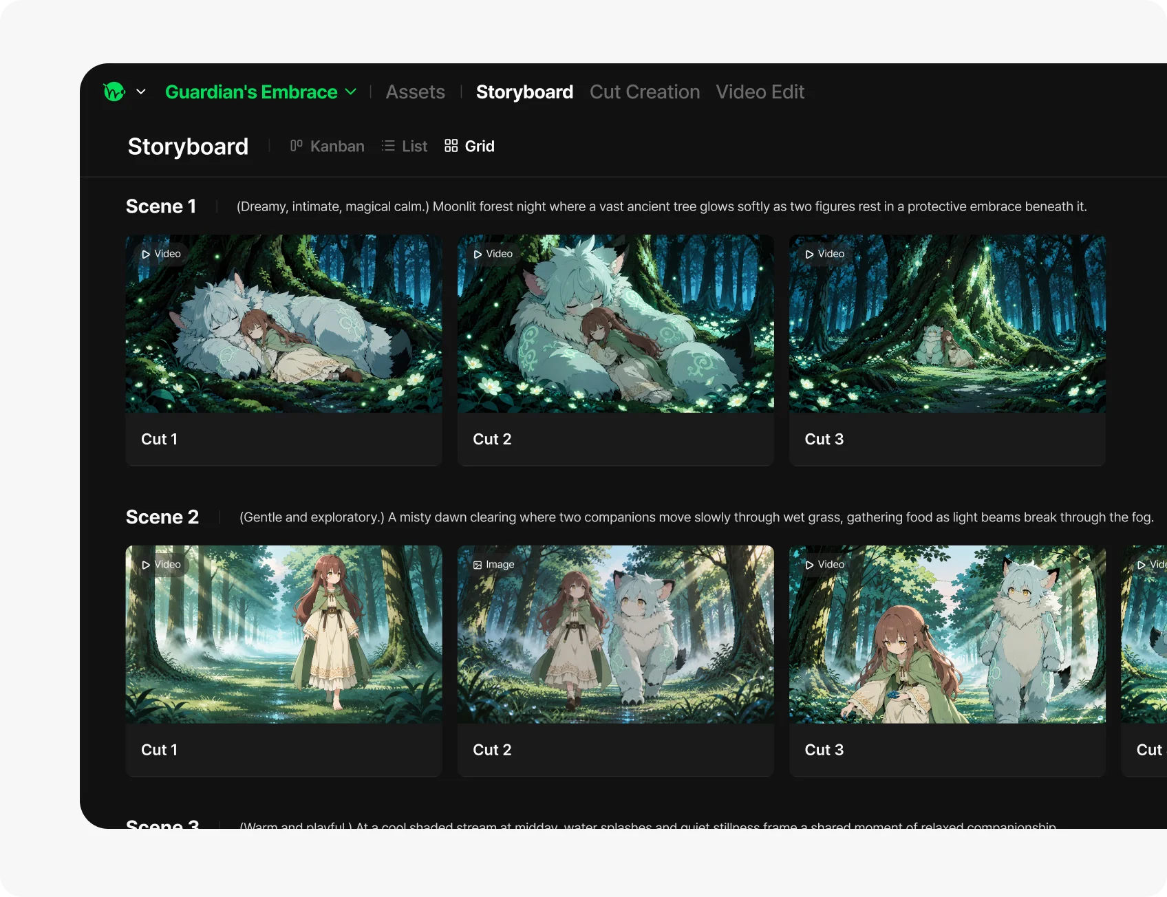 AI Generates the Storyboard