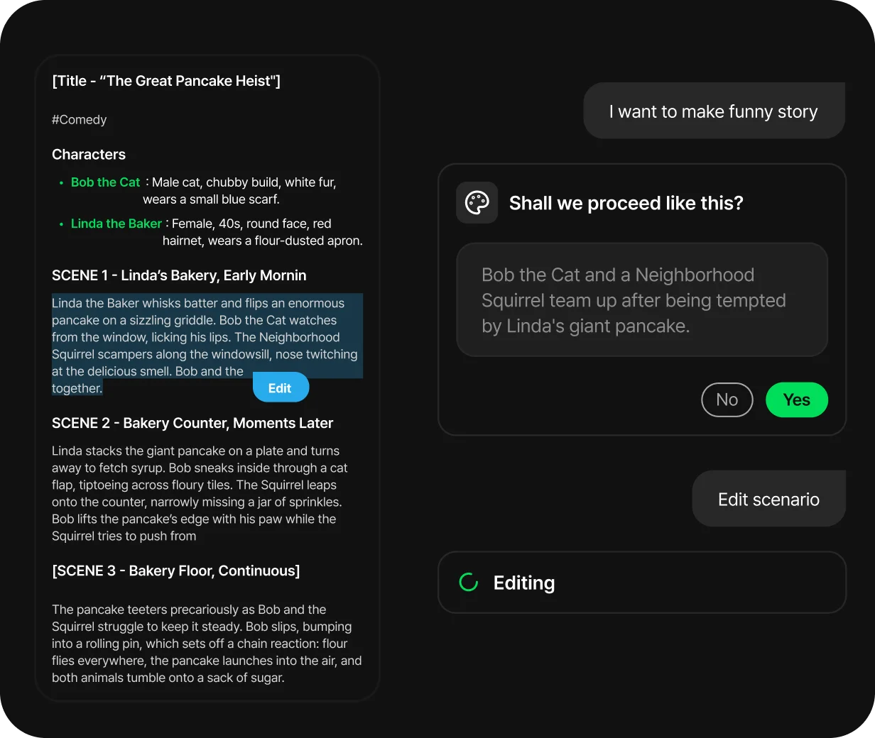 AI Composes Your Scenes